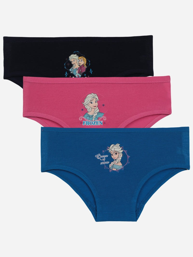 Bodycare Frozen Girls Panty Solid Pack Of 3