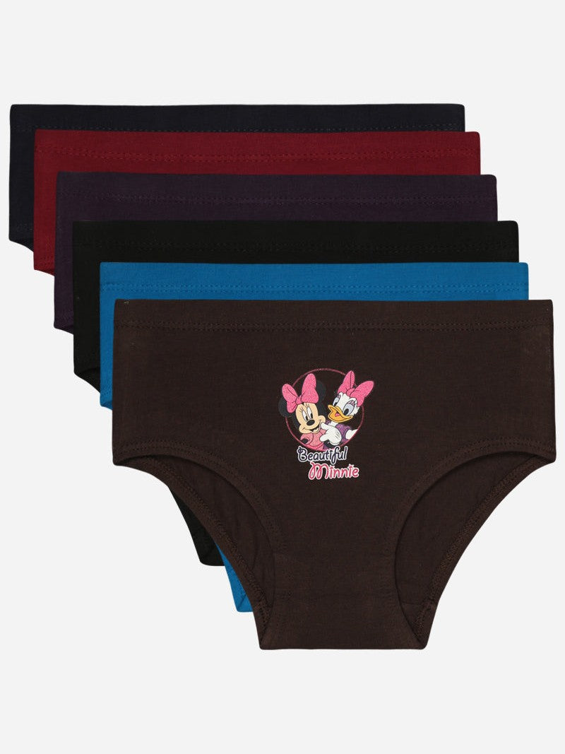 Bodycare Girls Minnie & Friends Printed Panty Pack Of 6
