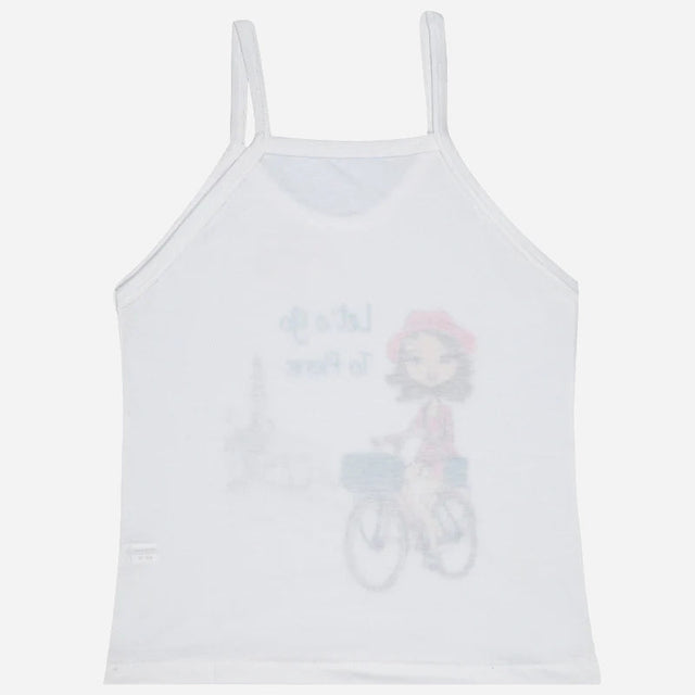 Girls Vest Dori Neck Sleeveless Pack of 6 - Bodycare
