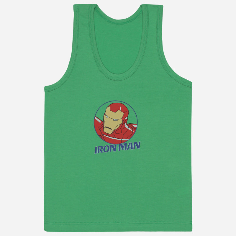Bodycare Avengers Boys Vest Round Neck Sleeveless Solid Pack Of 5