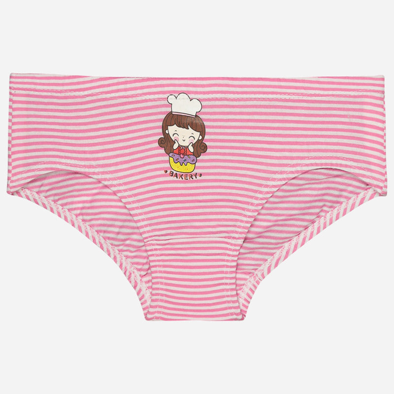 Girls 100% Cotton Panty Inner Elastic Pack of 3 - Bodycare