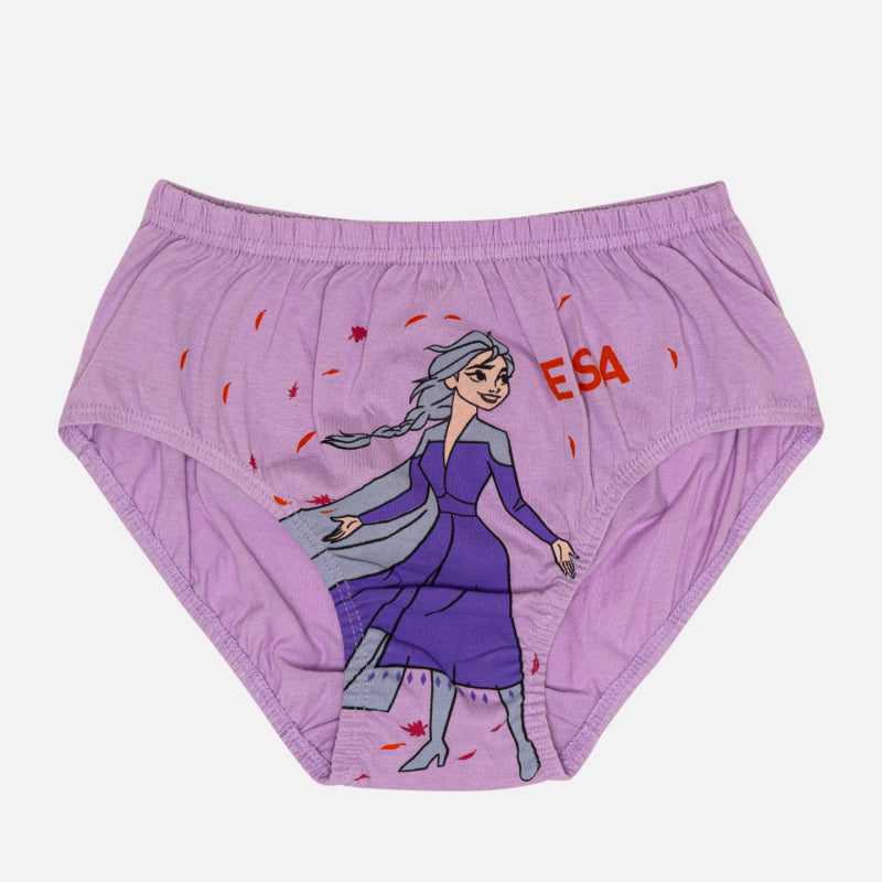 Girls Frozen Cotton Panty Inner Elastic Pack of 3 - Bodycare