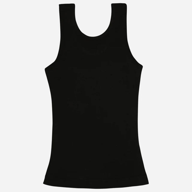 Girls Cotton Rib Vest Round Neck Sleeveless Pack of 4 - Bodycare