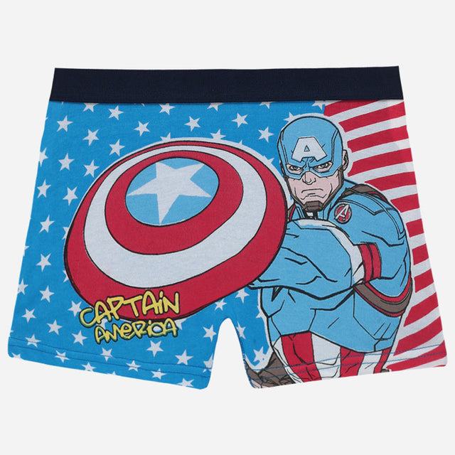 Boys Avengers Cotton Spandex Trunk Top Elastic Pack of 4 - Bodycare
