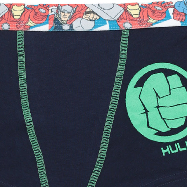 Boys Avengers Cotton Spandex Trunk Top Elastic Pack of 2 - Bodycare