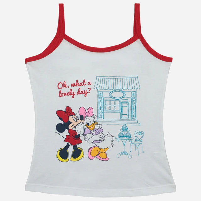 Girls Minnie & Friends Vest Dori Neck Sleeveless Pack of 3 - Bodycare