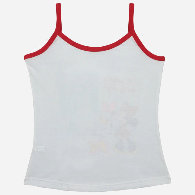 Girls Minnie & Friends Vest Dori Neck Sleeveless Pack of 3 - Bodycare