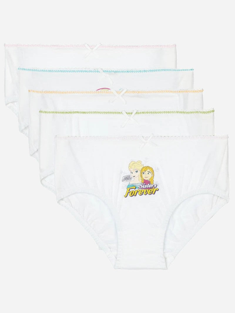 Bodycare Frozen Girls Panty Solid Pack Of 5