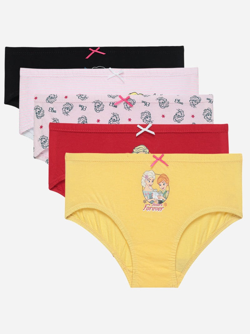 Bodycare Frozen Girls Panty Solid Pack Of 5