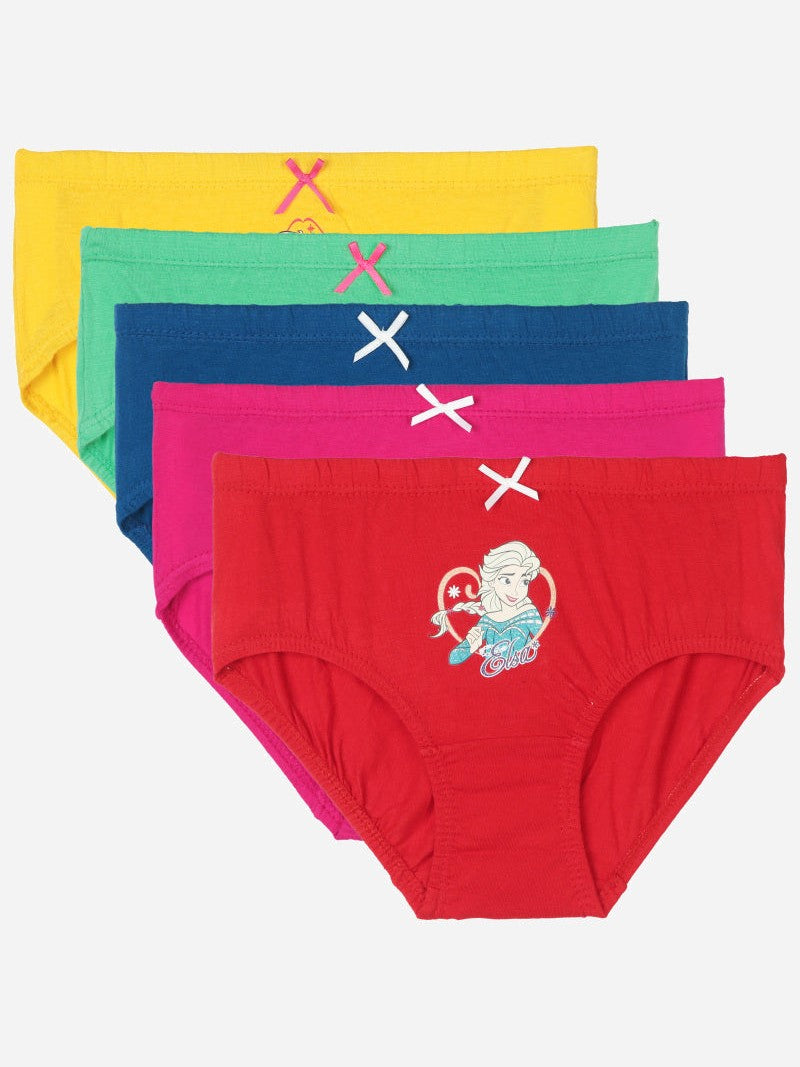 Bodycare Frozen Girls Panty Solid Pack Of 5
