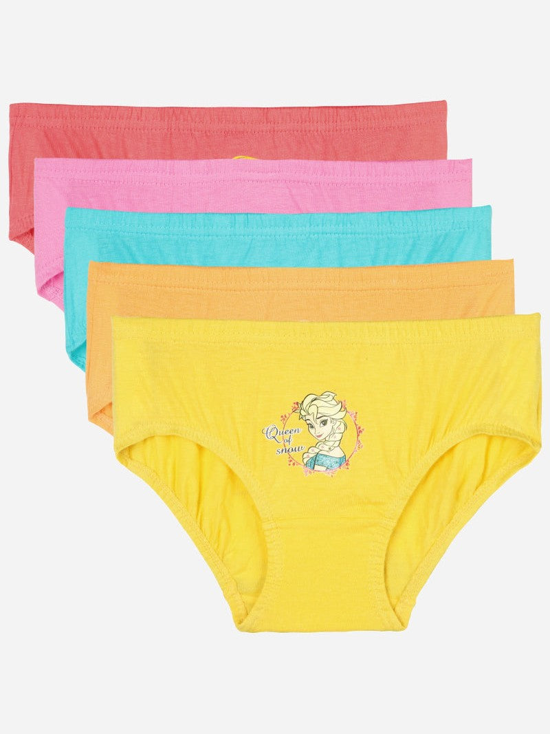 Bodycare Frozen Girls Panty Solid Pack Of 5