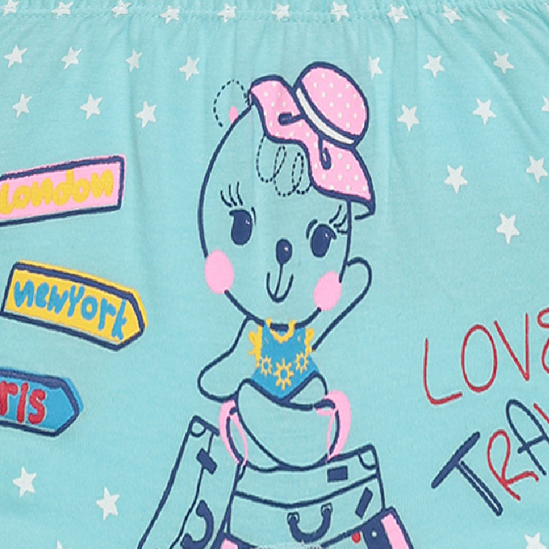 Bodycare Girls Printed Boyshorts Pack Of 4