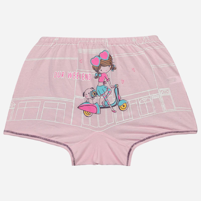 Bodycare Girls Cotton Boyshorts Solid Pack Of 4