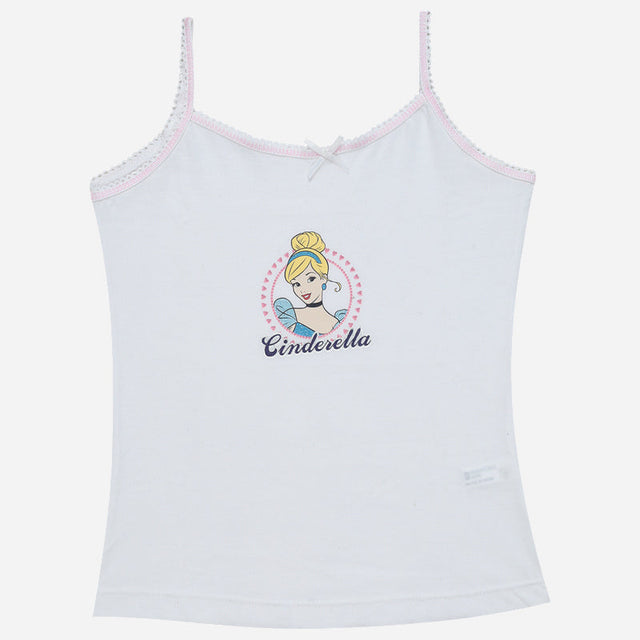 Girls Princess Vest Sleeveless Pack of 3 - Bodycare