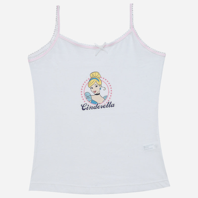 Girls Princess Vest Sleeveless Pack of 3 - Bodycare