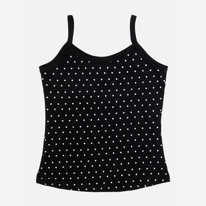 Bodycare Girls Vest Dori Neck | Regular Fit | 100% Cotton |Sleeveless Solid Assorted Pack Of 2