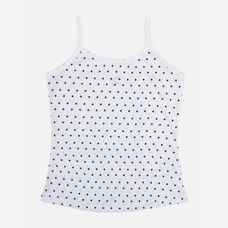 Bodycare Girls Vest Dori Neck | Regular Fit | 100% Cotton |Sleeveless Solid Assorted Pack Of 2