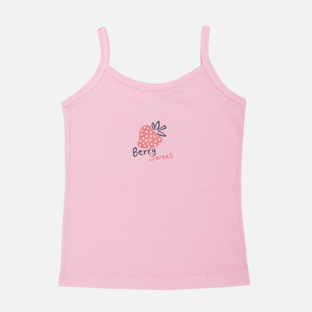 Girls 100% Cotton Vest Round Neck Dori Neck Pack of 2 - Bodycare