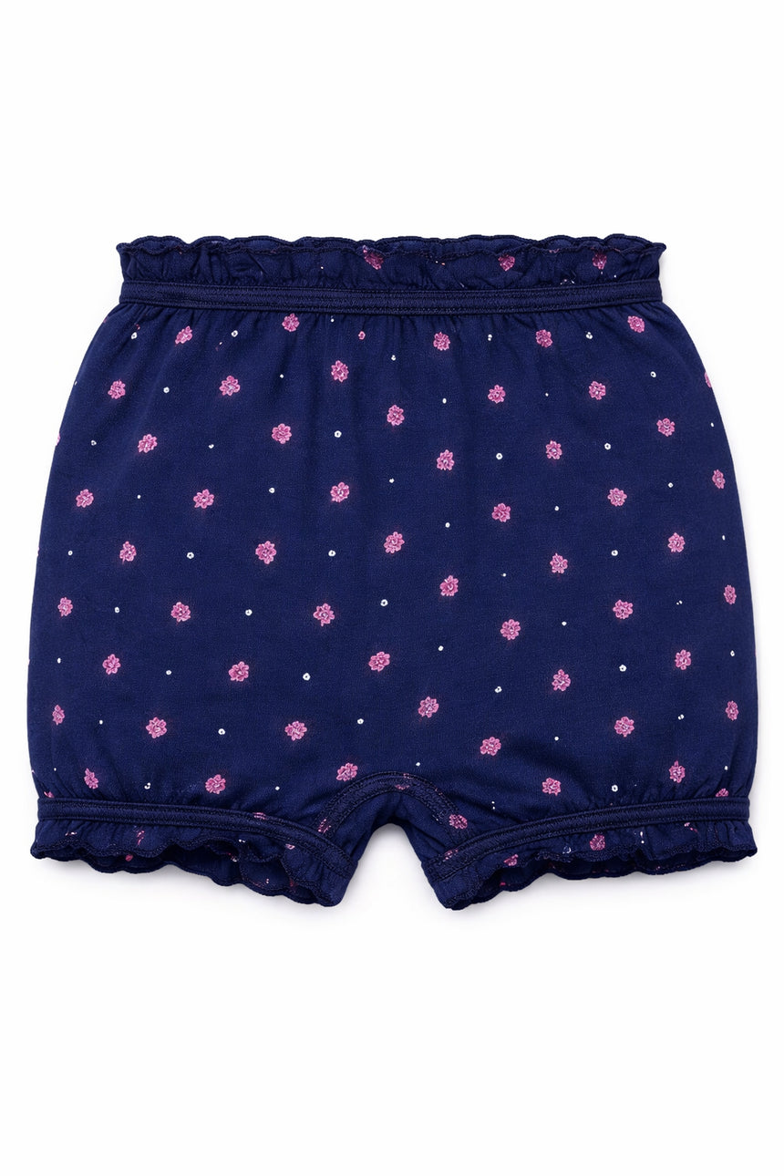 Girls 100% Cotton Bloomer Attach Elastic Pack of 3 - Bodycare