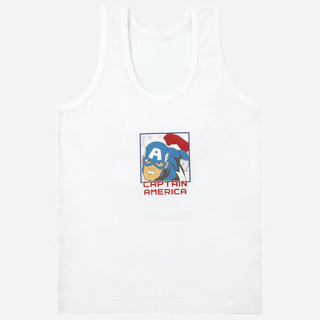 Boys Avengers Vest Round Neck Sleeveless Pack of 3 - Bodycare