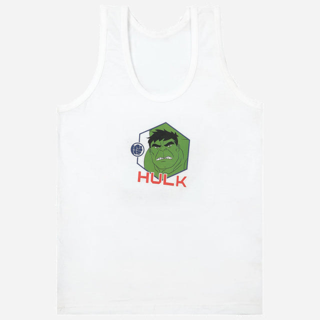 Boys Avengers Vest Round Neck Sleeveless Pack of 3 - Bodycare