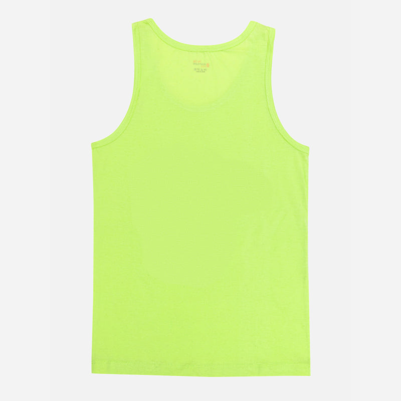 Boys 100% Cotton Vest Round Neck Regular Fit Pack of 2 - Bodycare