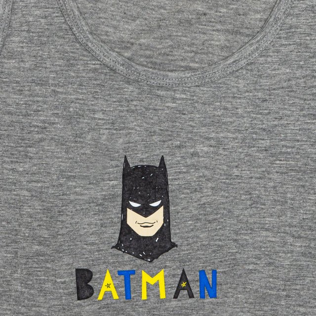 Boys Justice League 100% Cotton Vest Round Neck Regular Fit Pack of 2 - Bodycare