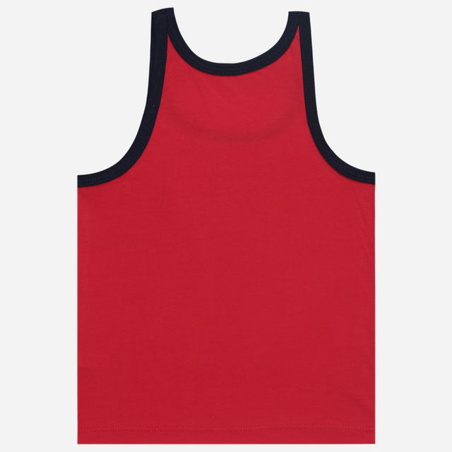 Boys Vest Round Neck Sleeveless Pack of 4 - Bodycare