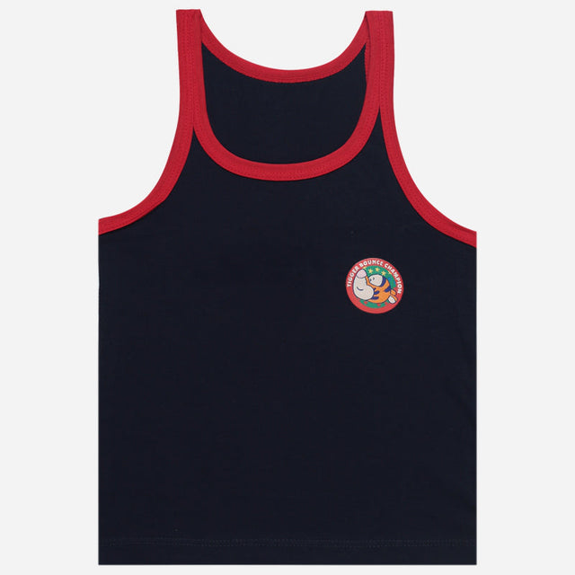 Boys Vest Round Neck Sleeveless Pack of 4 - Bodycare