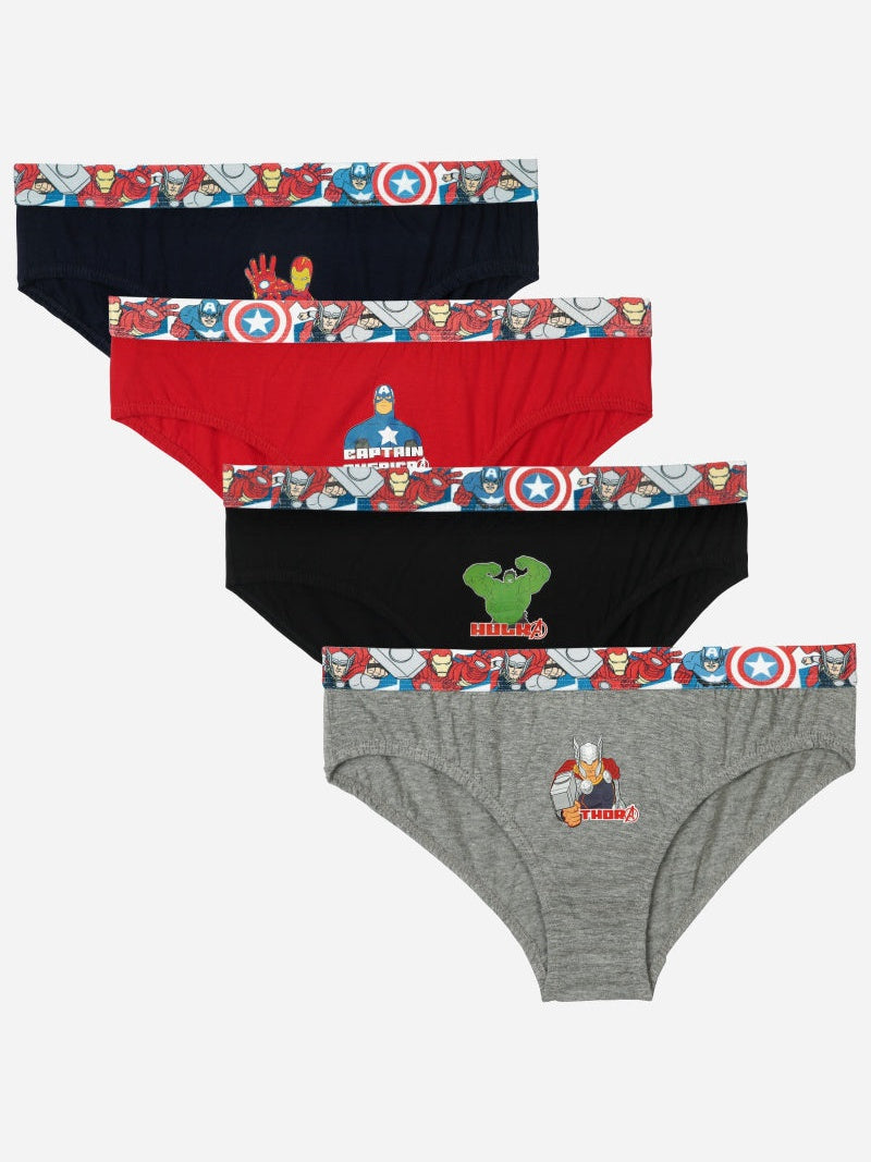 Bodycare Avengers Boys Brief Pack Of 4