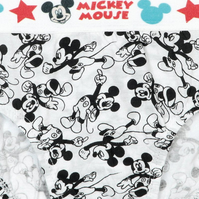 Boys Mickey & Friends Brief Top Elastic Pack of 4 - Bodycare