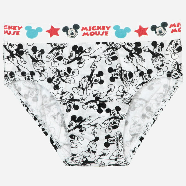 Boys Mickey & Friends Brief Top Elastic Pack of 4 - Bodycare