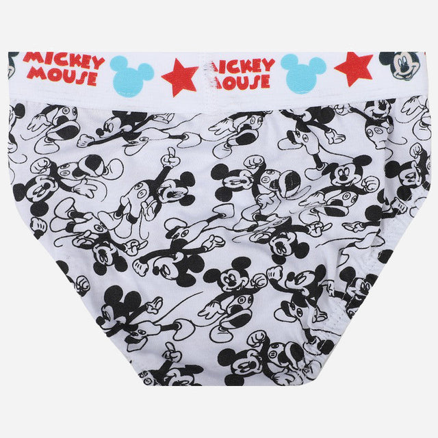 Boys Mickey & Friends Brief Top Elastic Pack of 4 - Bodycare