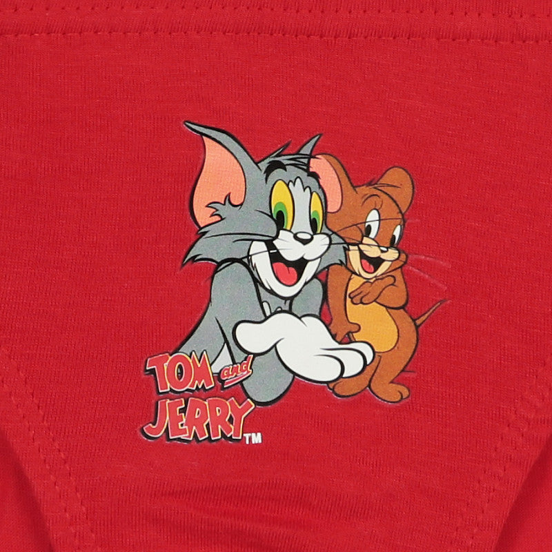 Bodycare Tom & Jerry Boys Brief Solid Pack Of 5