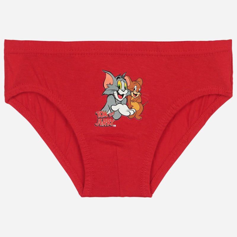 Bodycare Tom & Jerry Boys Brief Solid Pack Of 5