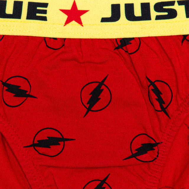 Boys Justice League 100% Cotton Brief Top Elastic Pack of 3 - Bodycare