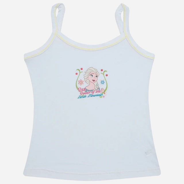 Girls Frozen Vest Dori Neck Sleeveless Pack of 4 - Bodycare