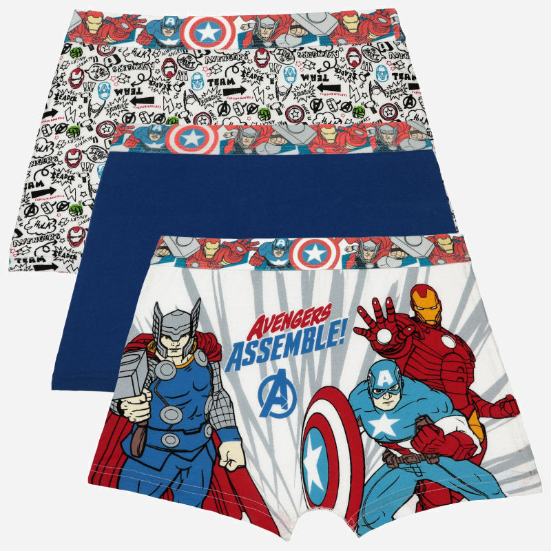 Bodycare Avengers Boys Shorts Solid Pack Of 3
