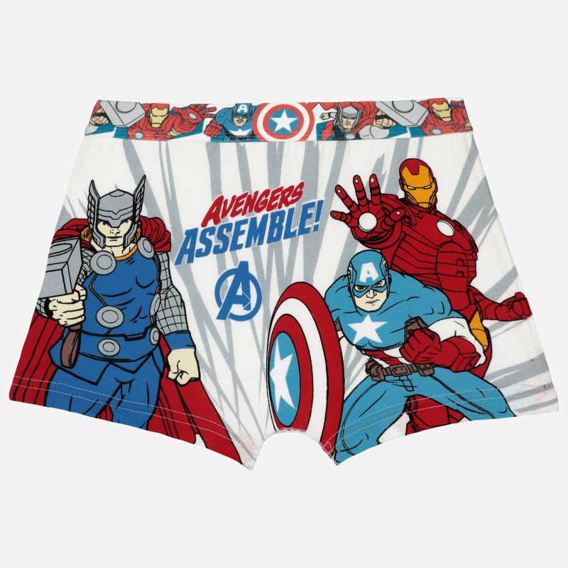 Boys Avengers 100% Cotton Shorts Pack of 3 - Bodycare