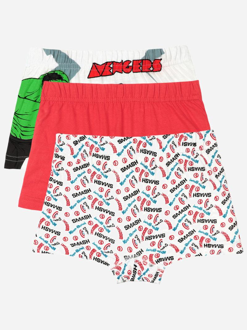 Bodycare Avengers Boys Trunk Solid Pack Of 3