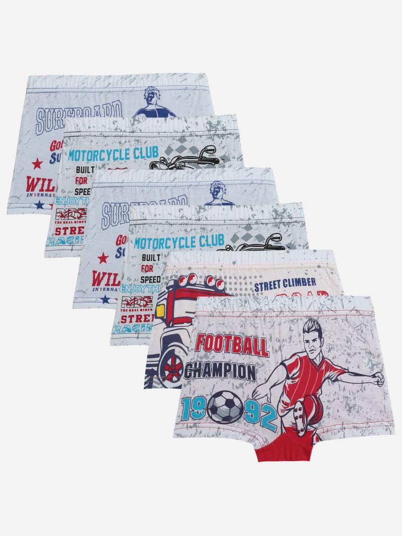 Bodycare Boys Trunk Solid Pack Of 6