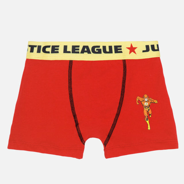 Boys Justice League Cotton Spandex Trunk Top Elastic Stretch Pack of 3 - Bodycare