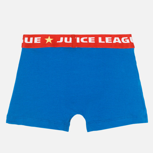 Boys Justice League Cotton Spandex Trunk Top Elastic Stretch Pack of 3 - Bodycare