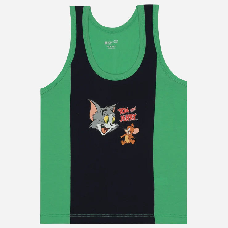 Bodycare Tom & Jerry Boys Vest Round Neck Sleeveless Pack Of 3