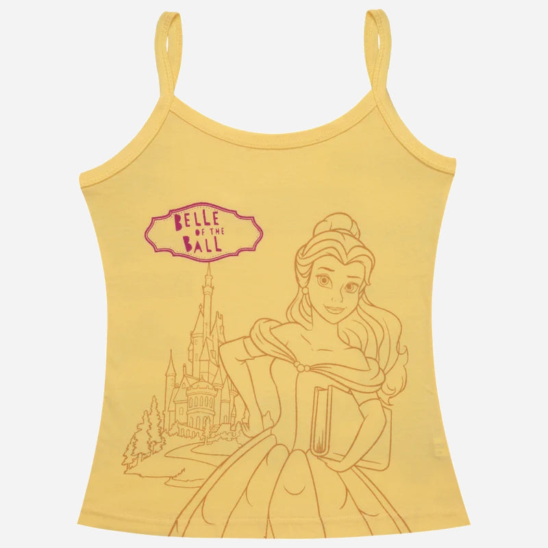 Girls Princess Vest Sleeveless Pack of 6 - Bodycare