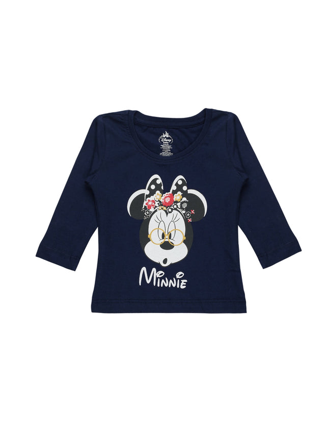 Baby Girls Minnie & Friends T-Shirt Round Neck Full Sleeves - Bodycare
