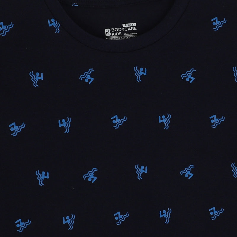 Bodycare Boys Antiviral Printed T-Shirt