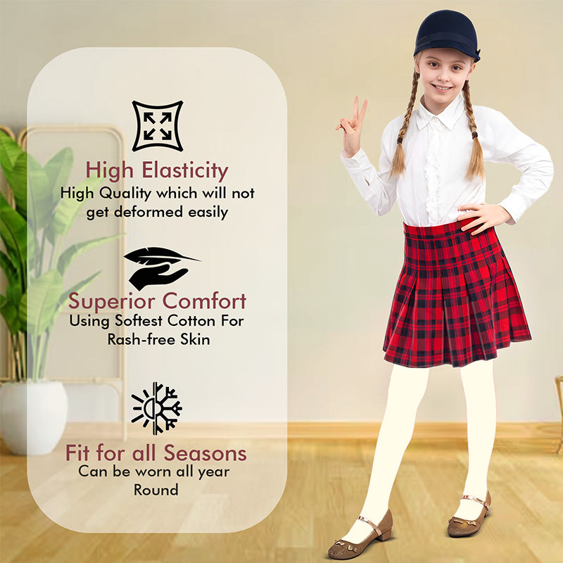 Bodycare Girls Tights - Off White