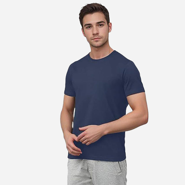 Men T-Shirt Round Neck Half Sleeves - Bodycare