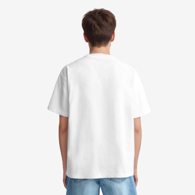 TESON by Bodycare Men's 100% Cotton Oversized Baggy Fit Drop Shoulder Half Sleeve Solid Round Neck T-Shirt